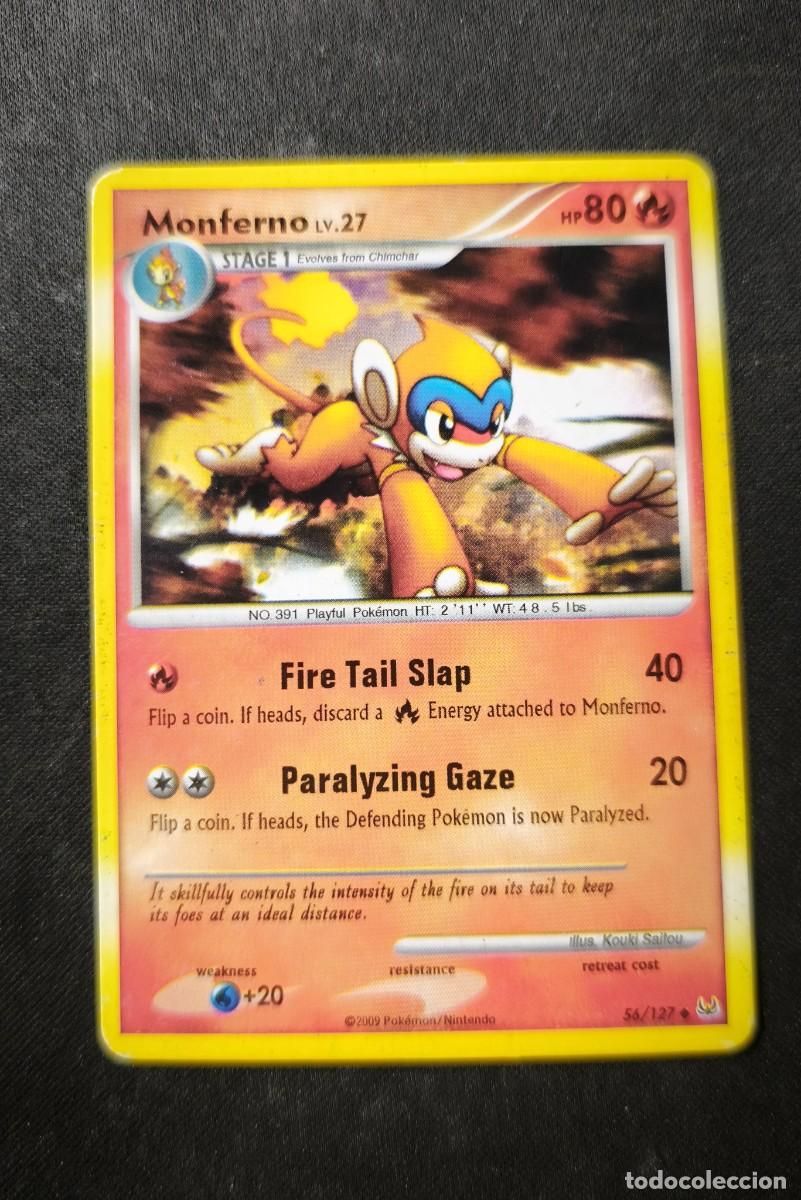 Trading cards: Carta Pokemon Monferno estado muy bueno