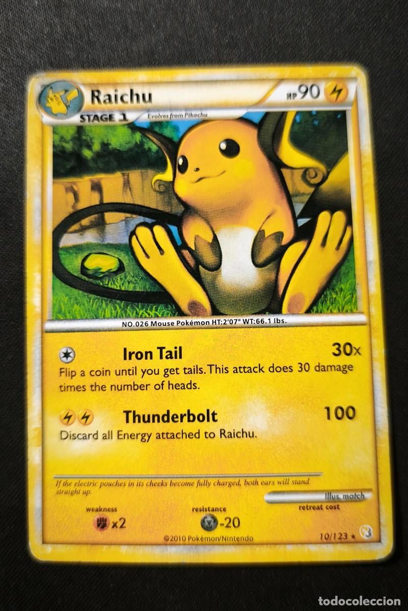 Cartes &agrave; &Eacute;changer: Carta Pokemon Raichu estado muy bueno