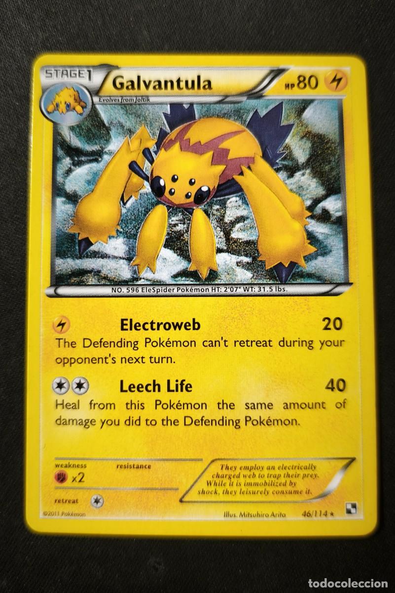 Trading cards: Carta Pokemon Galvantula estado muy bueno