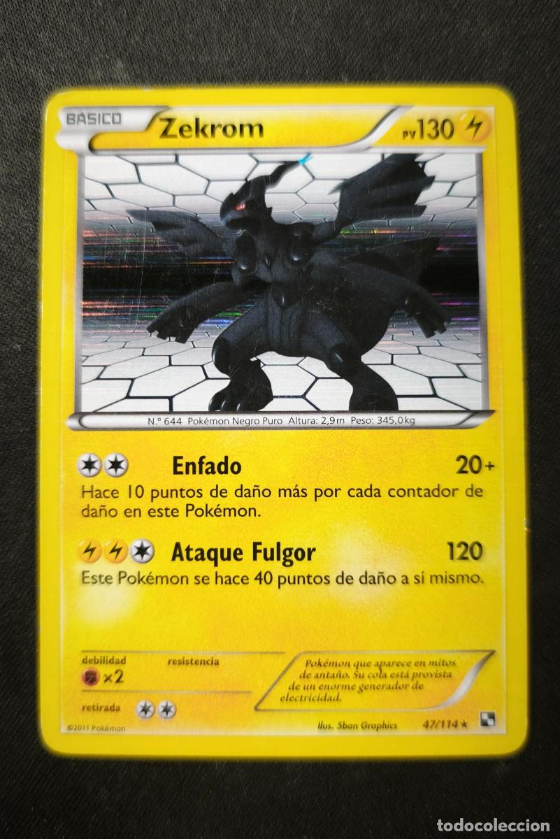 Sammelkarten: Carta Pokemon Zekrom estado muy bueno