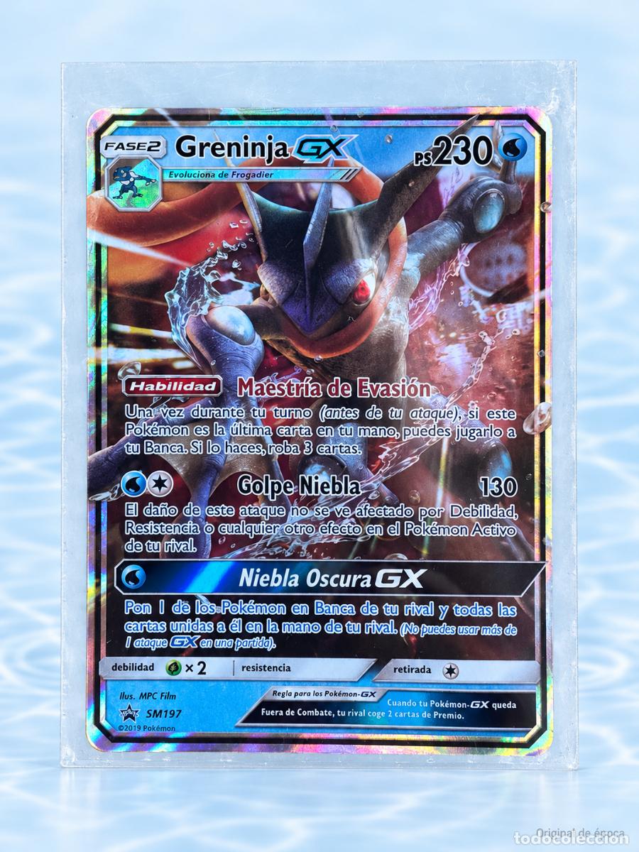 Cartas Colecion&aacute;veis: (PK-01)Pok&eacute;mon Greninja GX SM197 Promo Holo Espa&ntilde;ol 2019