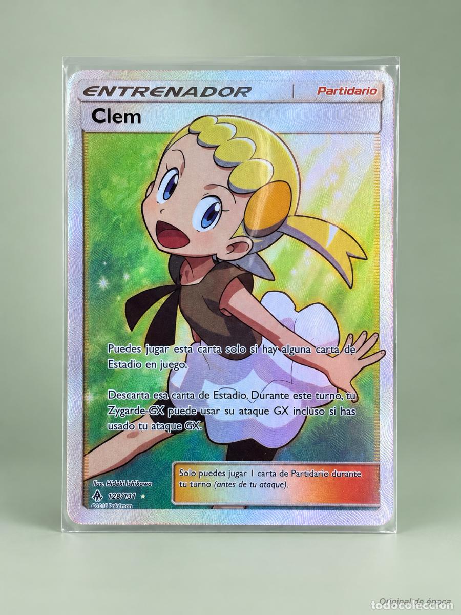 Cartas Colecion&aacute;veis: (PK-02)Clem Full Art 128/131 Pok&eacute;mon Luz Prohibida Espa&ntilde;ol 2018