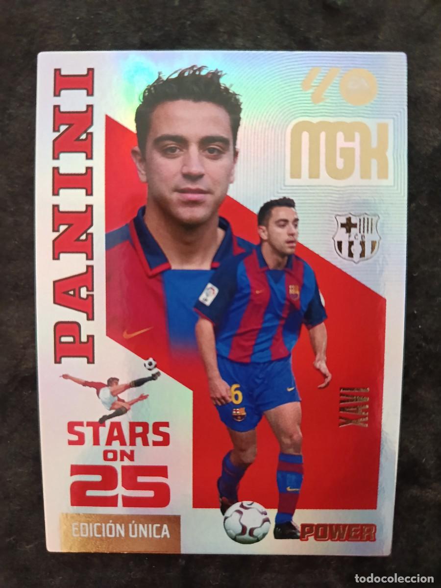 Cartes &agrave; &Eacute;changer: MGK 2026/27 MEGACRACKS PANINI. #427P XAVI FC.BARCELONA. STARS ON 25 &rdquo;POWER&rdquo; EDICI&Oacute;N LIMITADA