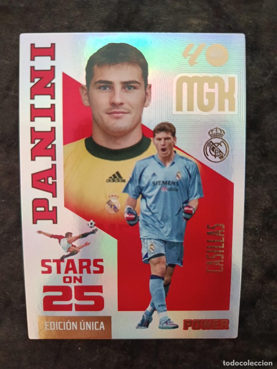 Cartes &agrave; &Eacute;changer: MGK 2026/27 MEGACRACKS PANINI. #428P CASILLAS R.MADRID. STARS ON 25 &rdquo;POWER&rdquo;. EDICI&Oacute;N LIMITADA