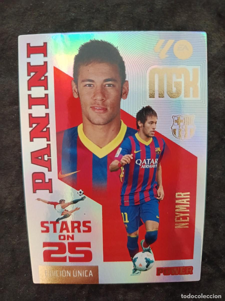 Cartes &agrave; &Eacute;changer: MGK 2026/27 MEGACRACKS PANINI. #446P NEYMAR. FC.BARCELONA. STARS ON 25 &rdquo;POWER&rdquo; EDICI&Oacute;N LIMITADA
