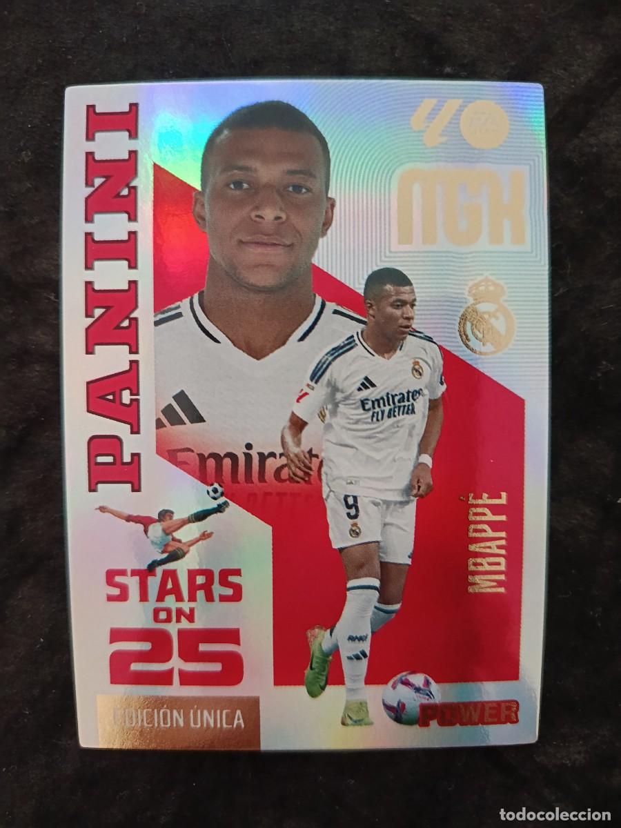 Sammelkarten: MGK 2026/27 MEGACRACKS PANINI. #450P MBAPP&Eacute;. R.MADRID. STARS ON 25 &rdquo;POWER&rdquo; EDICI&Oacute;N LIMITADA