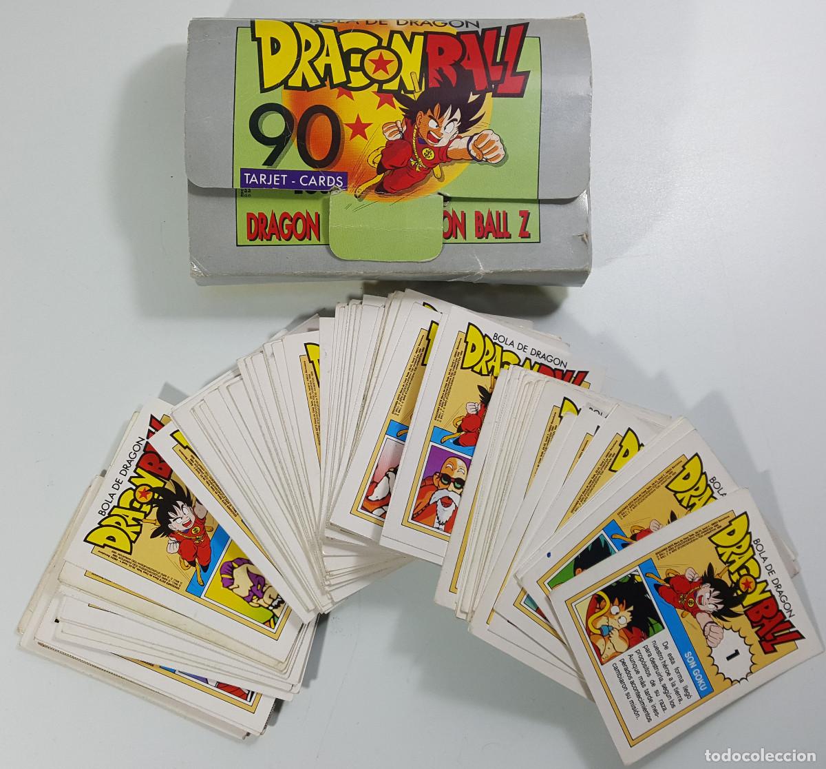 Trading Cards: SOBRE DRAGON BALL TARJET-CARDS CON 83 TARJETAS DE 90 (FALTAN n&ordm; 8 40 43 46 50 78 88)