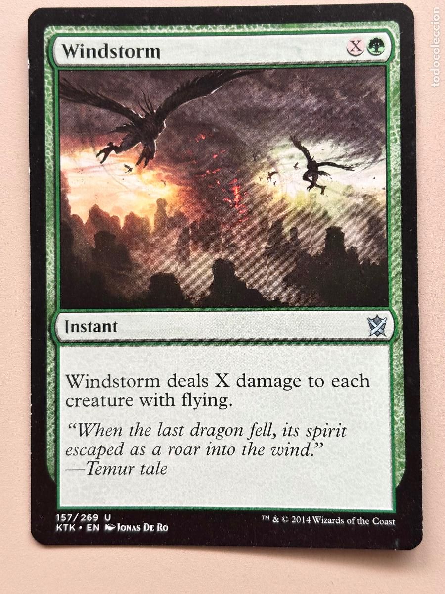 Cartas Colecion&aacute;veis: MAGIC THE GATHERING - WINDSTORM ( KHANS OF TARKIR )