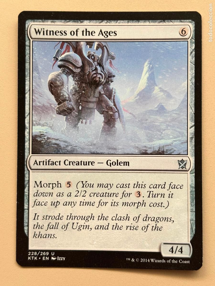 Sammelkarten: MAGIC THE GATHERING - WITNESS OF THE AGES ( KHANS OF TARKIR )
