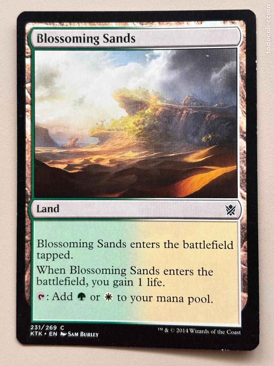 Trading cards: MAGIC THE GATHERING - BLOSSOMING SANDS ( KHANS OF TARKIR )