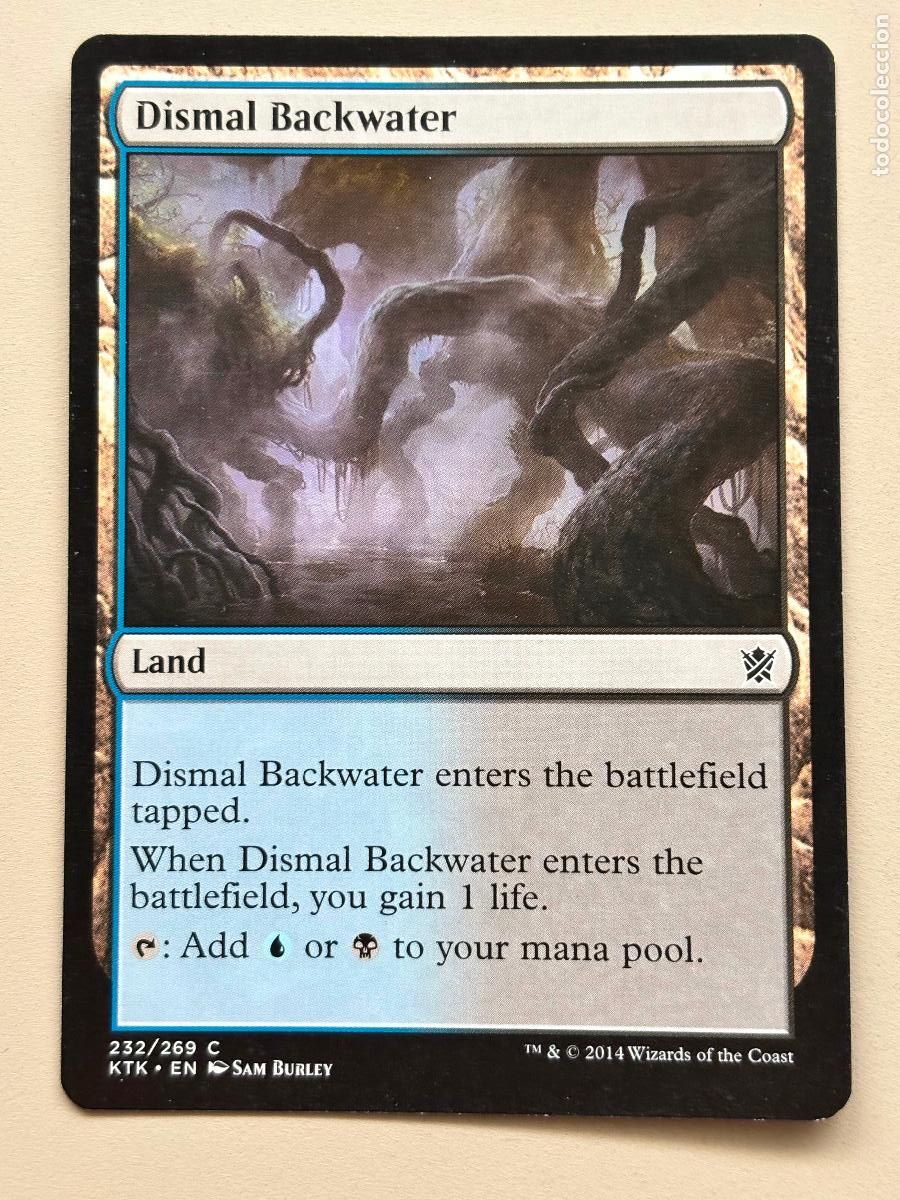 Trading cards: MAGIC THE GATHERING - DISMAL BACKWATER ( KHANS OF TARKIR )