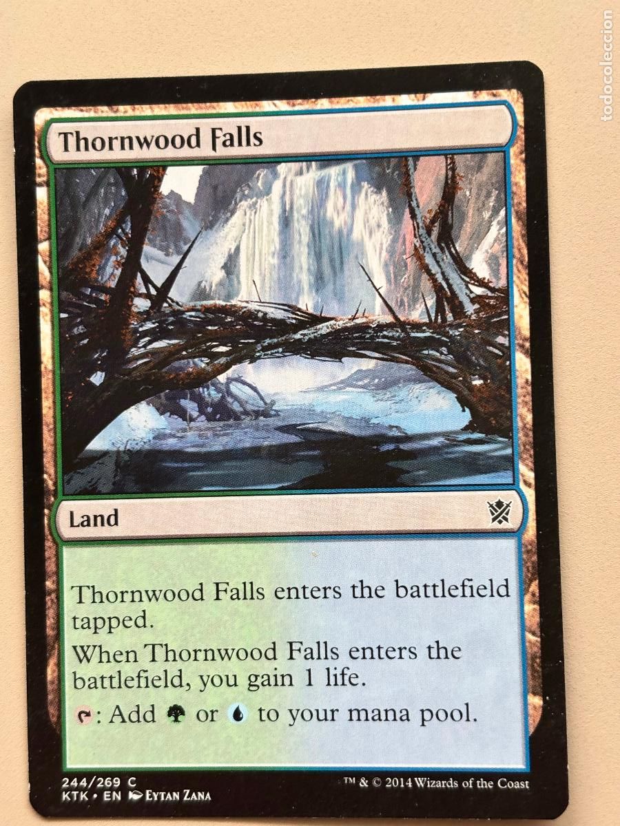 Figurine Collezionabili: MAGIC THE GATHERING - THORNWOOD FALLS ( KHANS OF TARKIR )