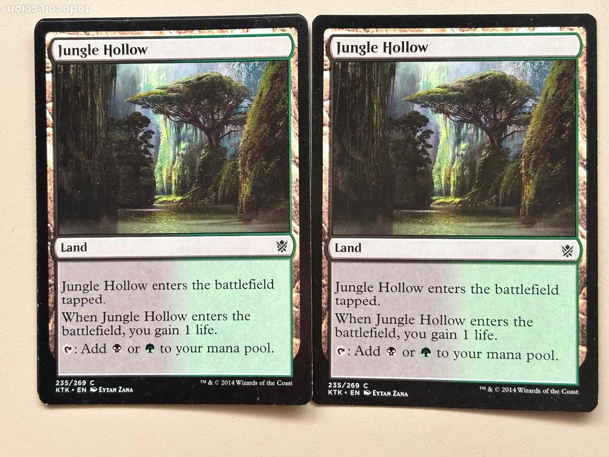 Cartes &agrave; &Eacute;changer: MAGIC THE GATHERING - JUNGLE HOLLOW x 2 ( KHANS OF TARKIR )