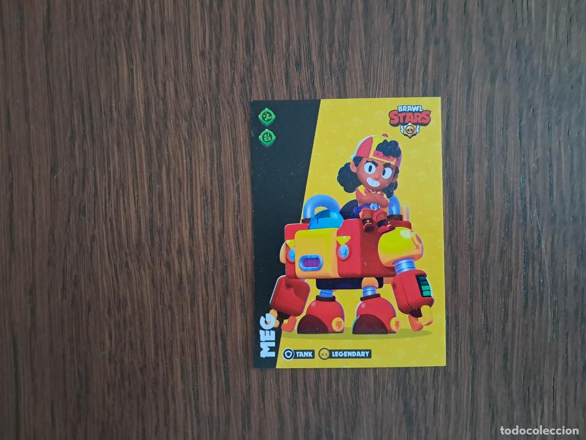 Cartas Colecion&aacute;veis: CARTA N&deg; 72 MEG BRAWL STARS 2025 TRADING CARD PANINI