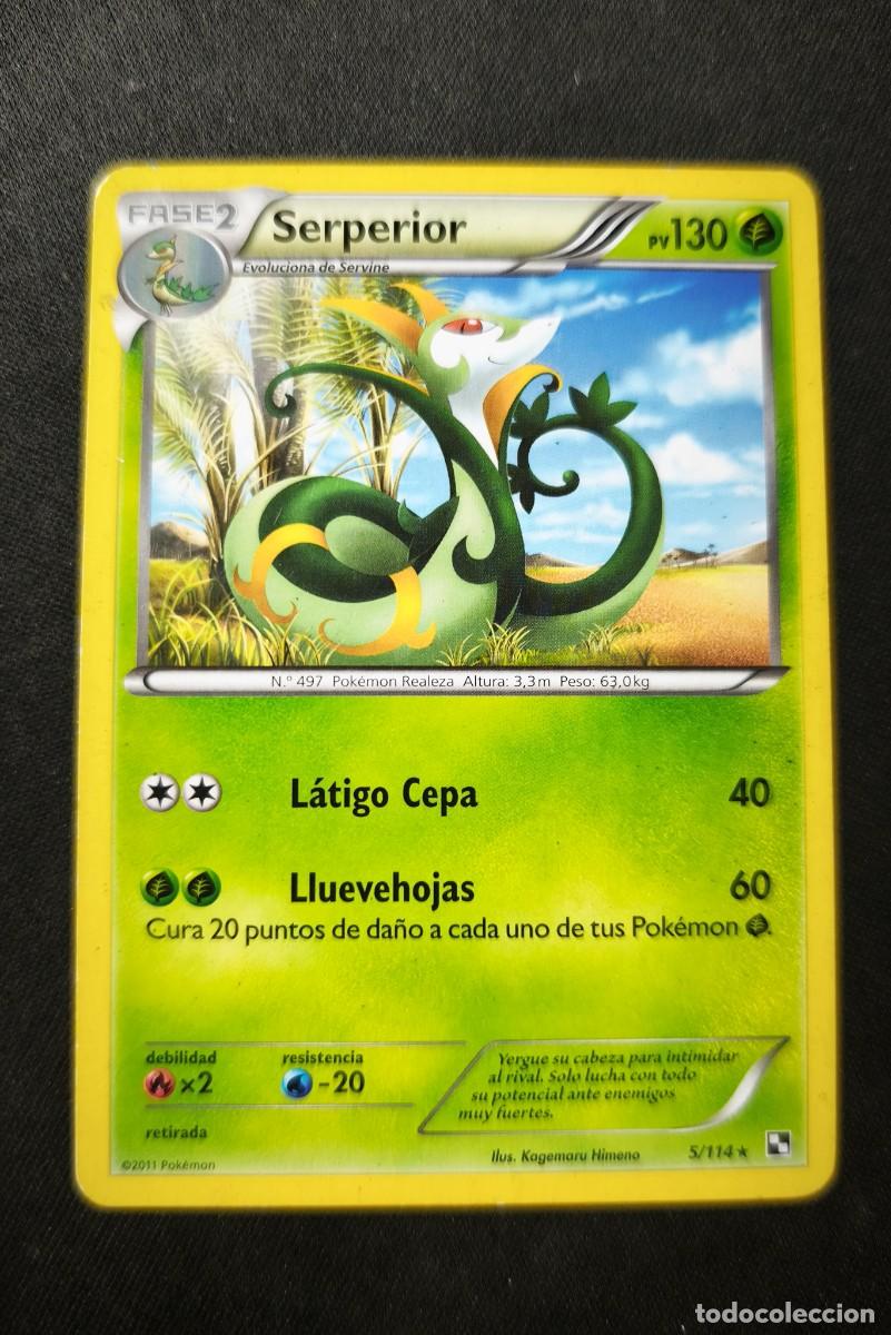 Trading cards: Carta Pokemon Serperior estado muy bueno