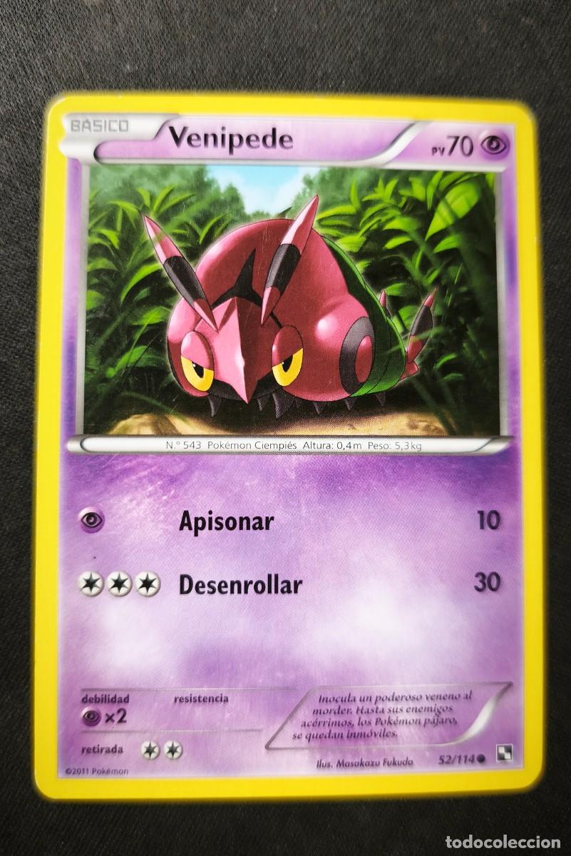 Trading cards: Carta Pokemon Venipede estado muy bueno
