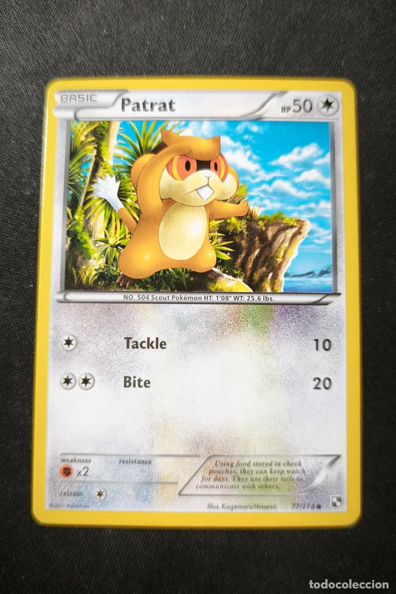 Figurine Collezionabili: Carta Pokemon Patrat estado muy bueno