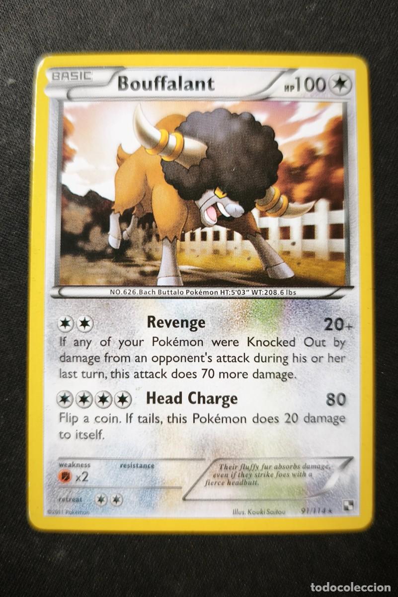 Figurine Collezionabili: Carta Pokemon Bouffalant estado muy bueno