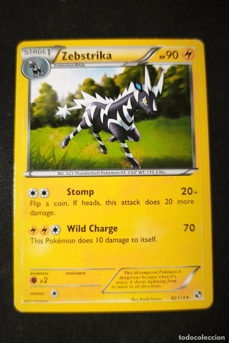 Figurine Collezionabili: Carta Pokemon Zebstrika estado muy bueno