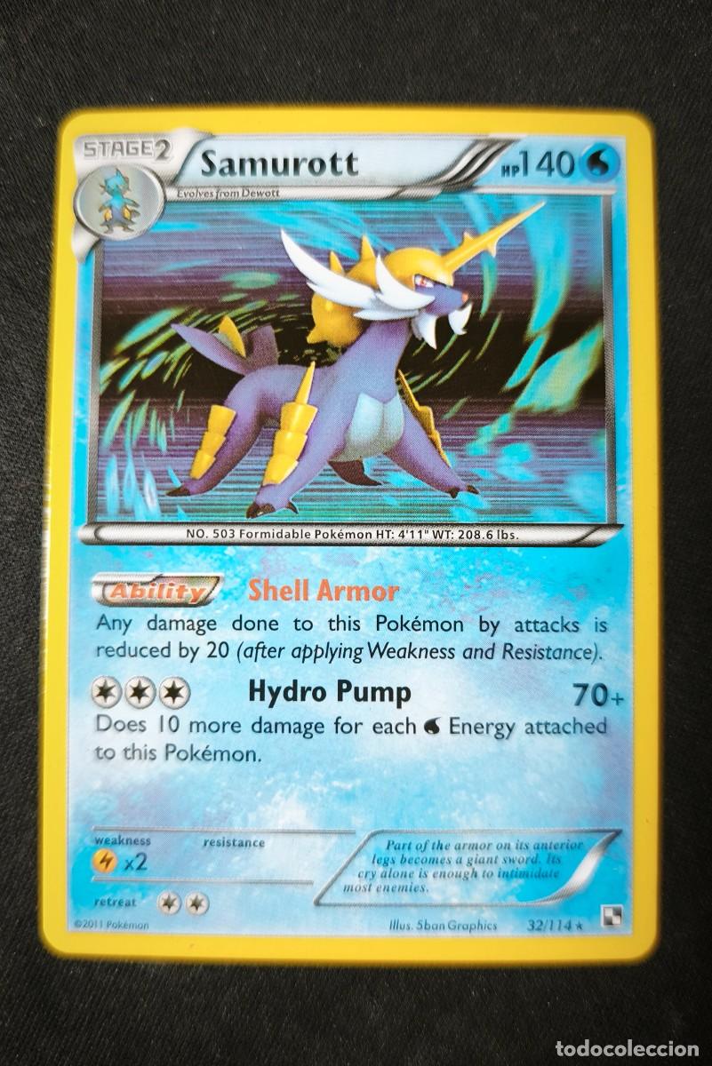 Trading Cards: Carta Pokemon Samurott estado muy bueno