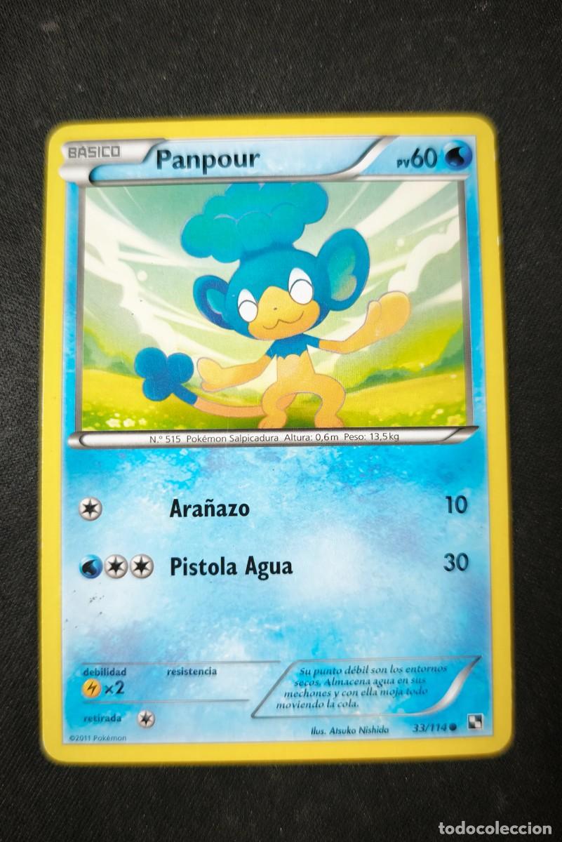 Trading Cards: Carta Pokemon Panpour estado muy bueno