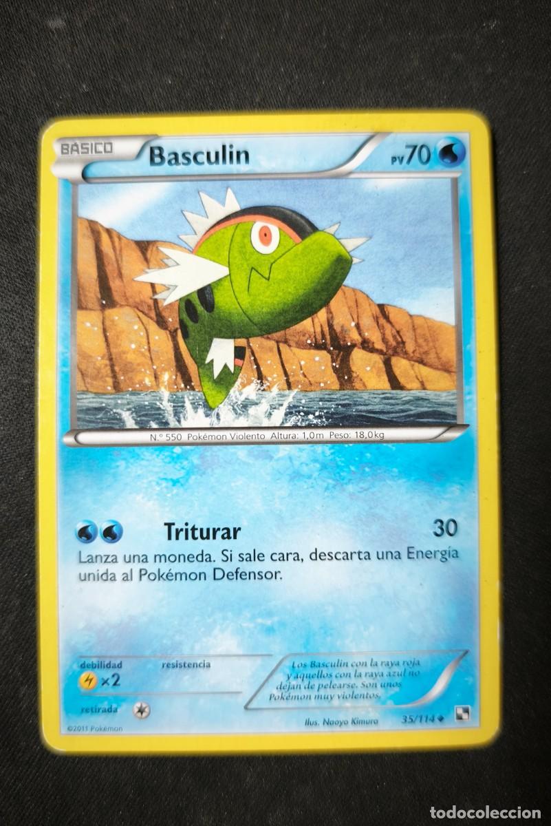 Trading Cards: Carta Pokemon Basculin estado muy bueno