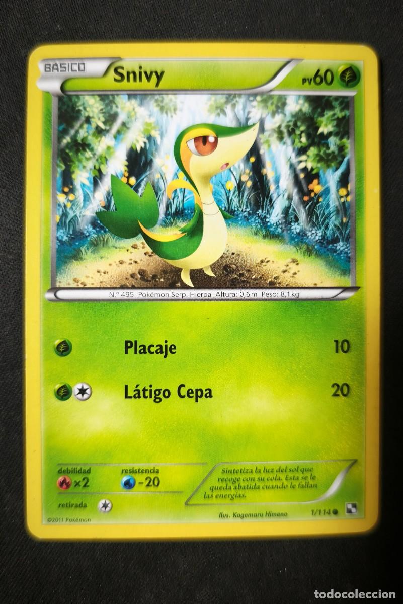 Trading Cards: Carta Pokemon Snivy estado muy bueno