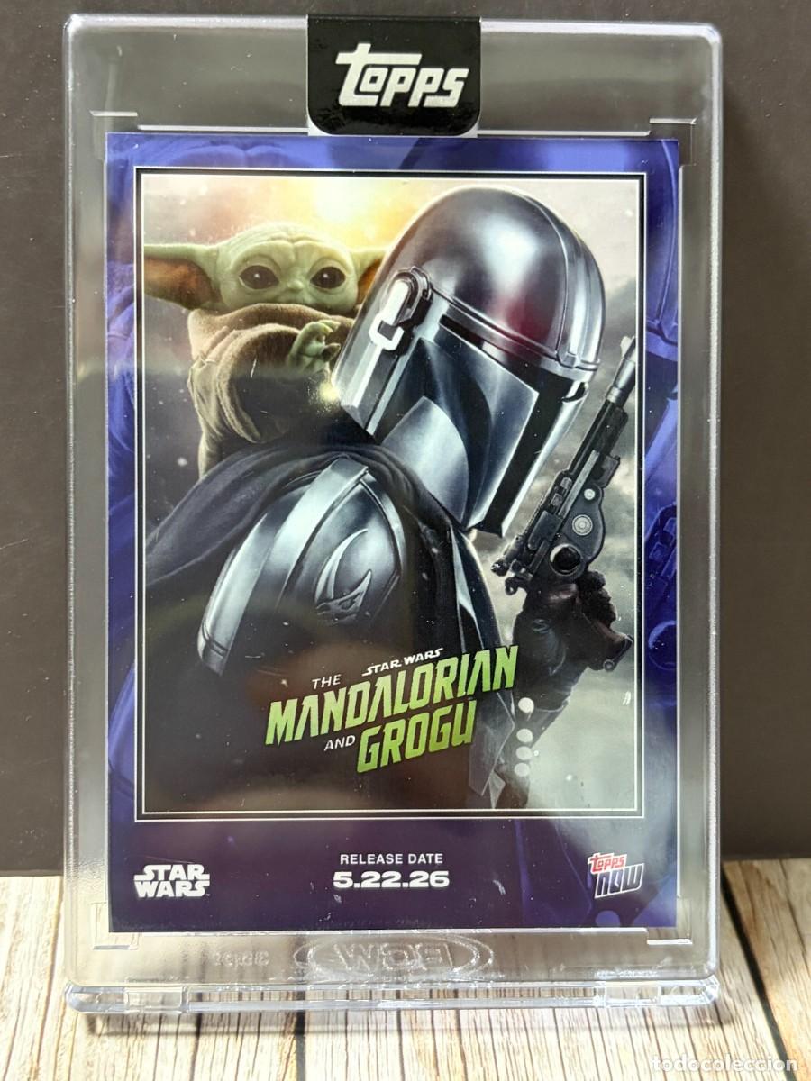 Cartas Colecion&aacute;veis: STAR WARS THE MANDALORIAN AND GROGU - CARTA TOPPS NOW MG01 - 2026