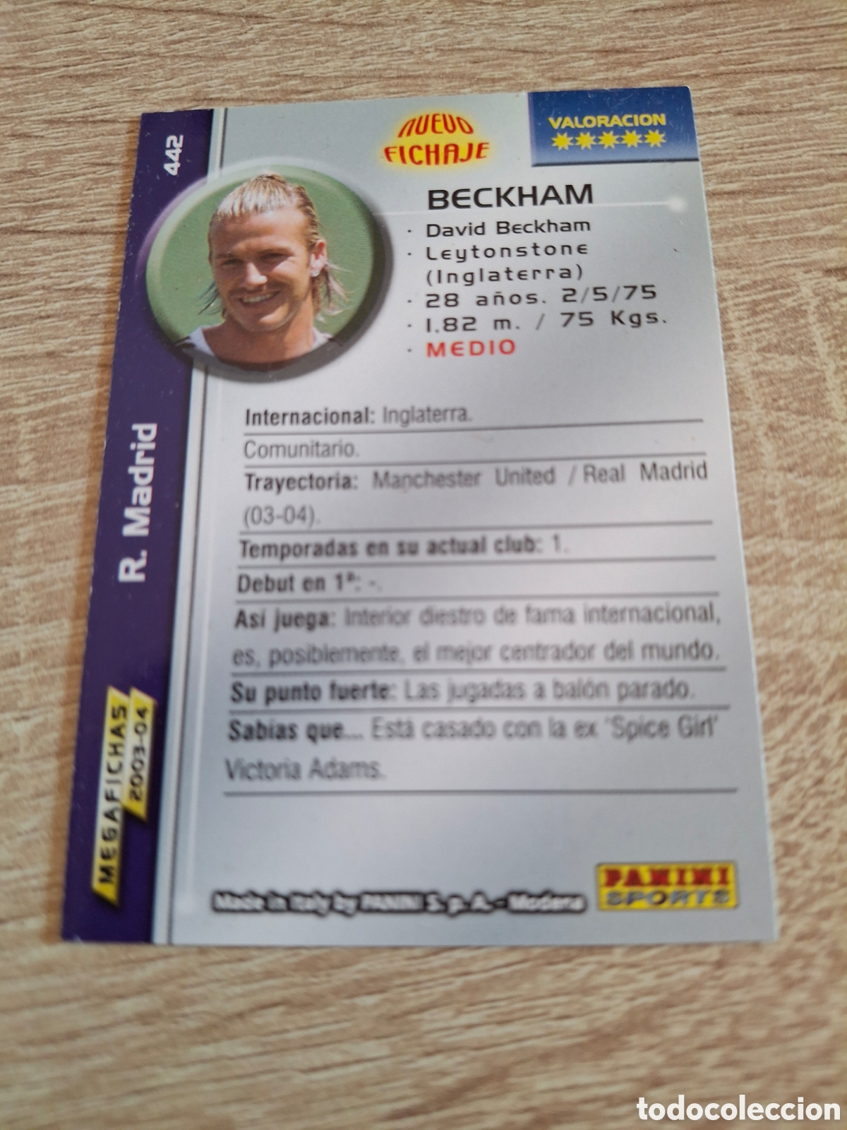 Trading cards: Beckham liga 2003/04 - Foto 2