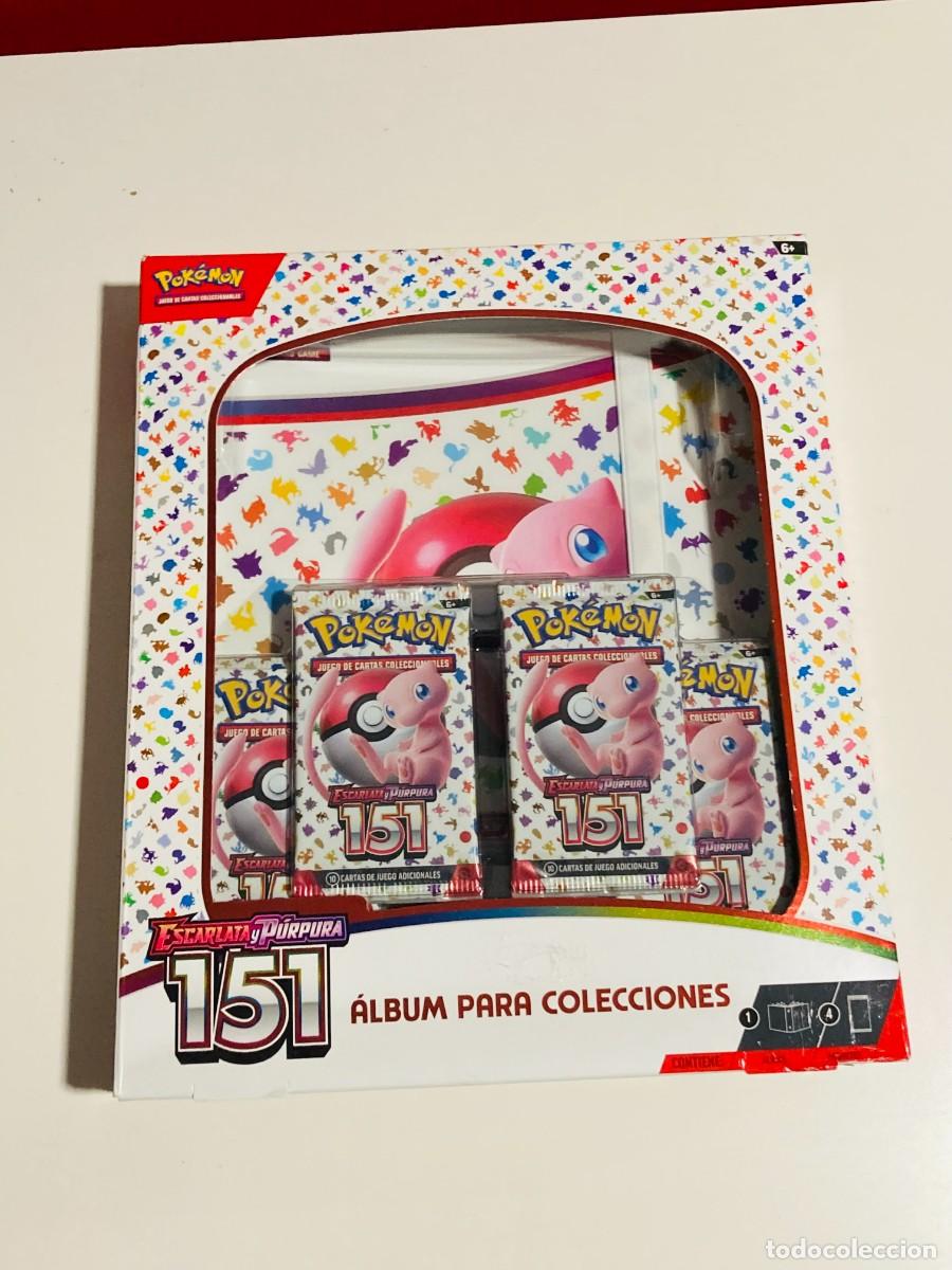 Trading Cards: Pokemon Coleccion con Album Escarlata y Purpura 151 Original Espa&ntilde;ol