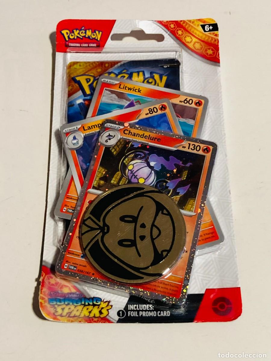 Cartas Colecion&aacute;veis: Pokemon Blister Premium Surging Sparks Chandelure Original Ingles