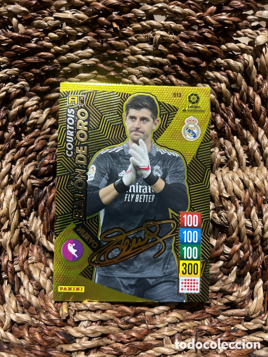 Cartas Colecion&aacute;veis: Courtois AUTOGRAFO BALON DE ORO - Adrenalyn 2021-22