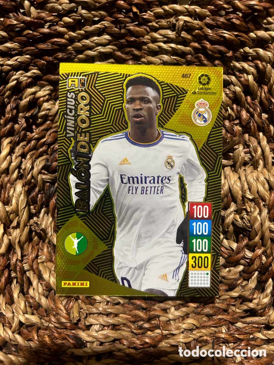 Cartas Colecion&aacute;veis: Vinicius Jr. - Adrenalyn 2021-22