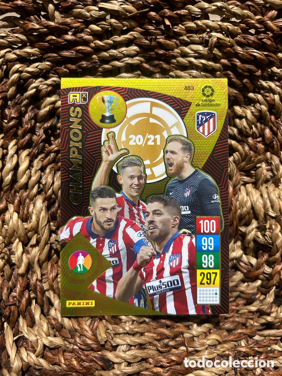 Cartas Colecion&aacute;veis: Atl&eacute;tico de Madrid Champions 20-21 - Adrenalyn 2021-22