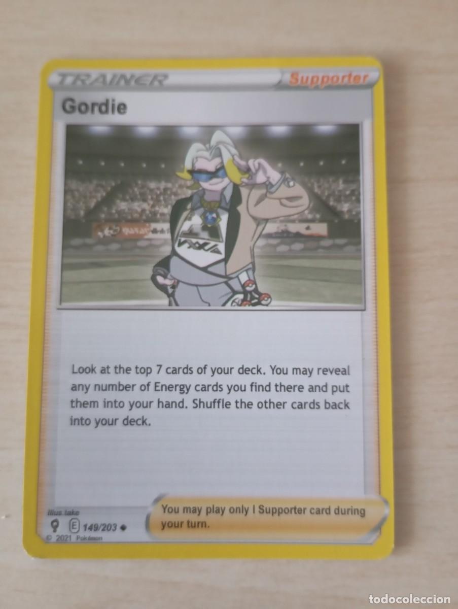 Sammelkarten: Carta Pok&eacute;mon Trainer Gordie Proxy
