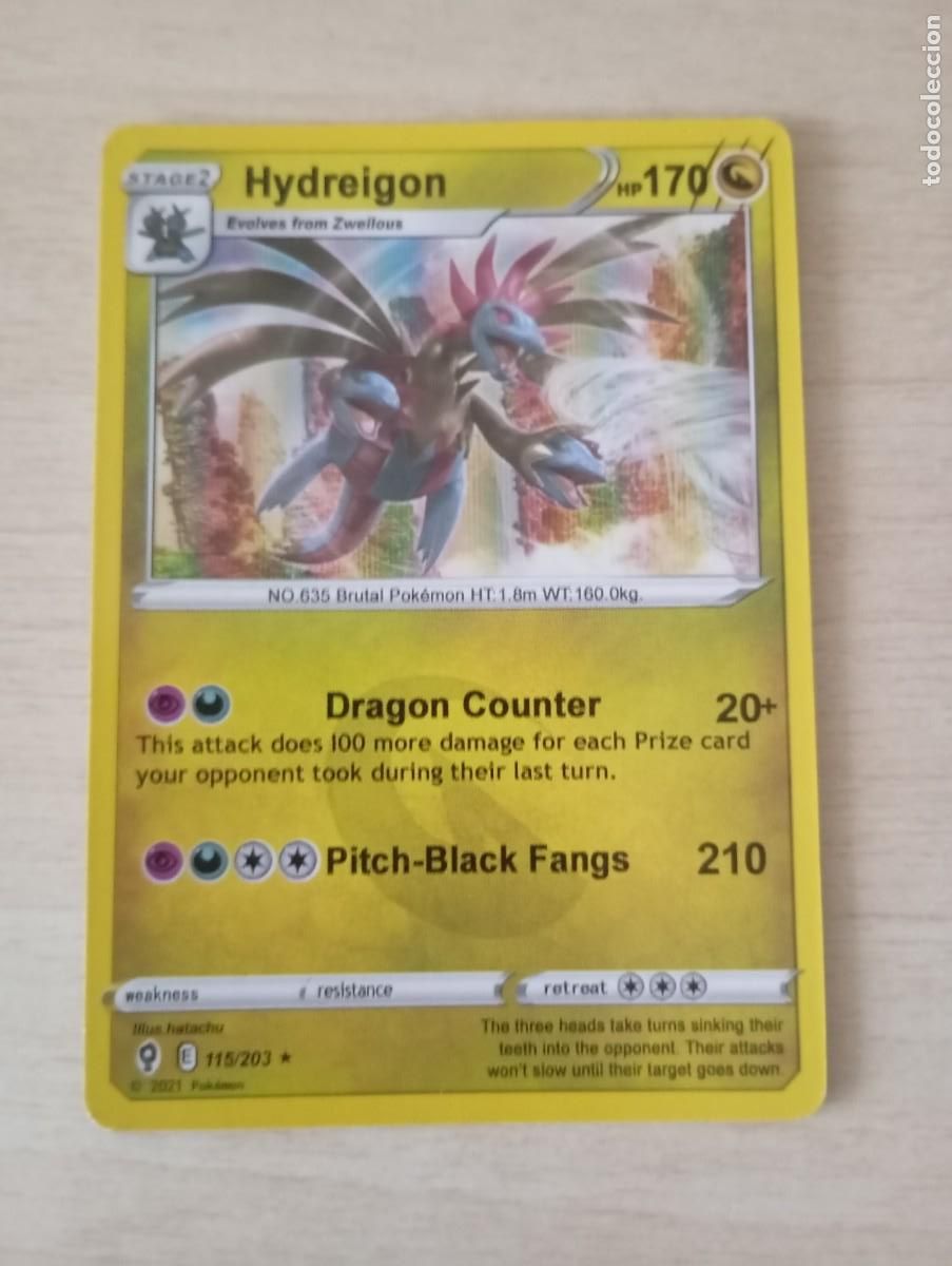 Cartas Colecion&aacute;veis: Carta Pok&eacute;mon Hydreigon Proxy