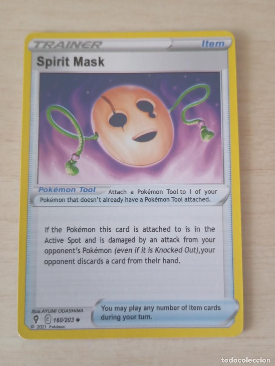 Cartes &agrave; &Eacute;changer: Carta Pok&eacute;mon Trainer Spirit Mask Proxy