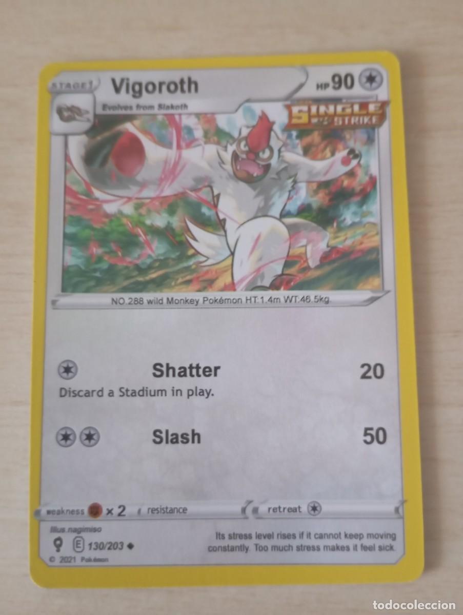 Cartes &agrave; &Eacute;changer: Carta Pok&eacute;mon Vigoroth Proxy