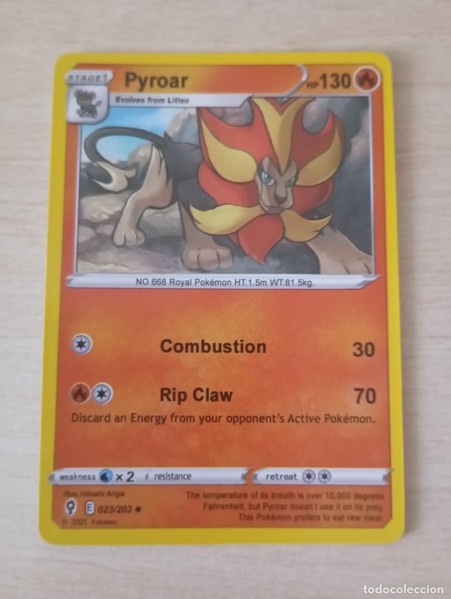 Trading cards: Carta Pok&eacute;mon Pyroar Proxy - Foto 1