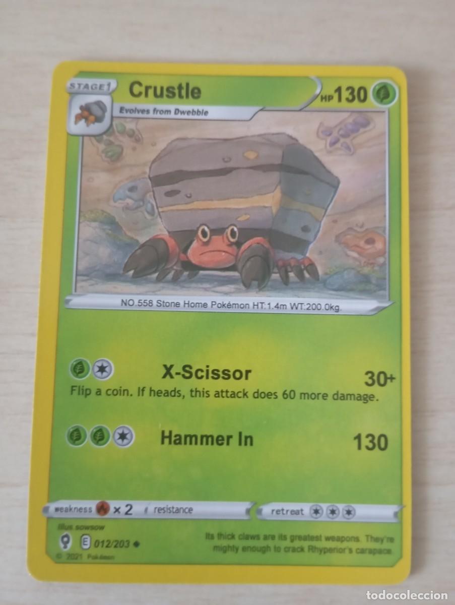 Trading cards: Carta Pok&eacute;mon Crustle Proxy - Foto 1