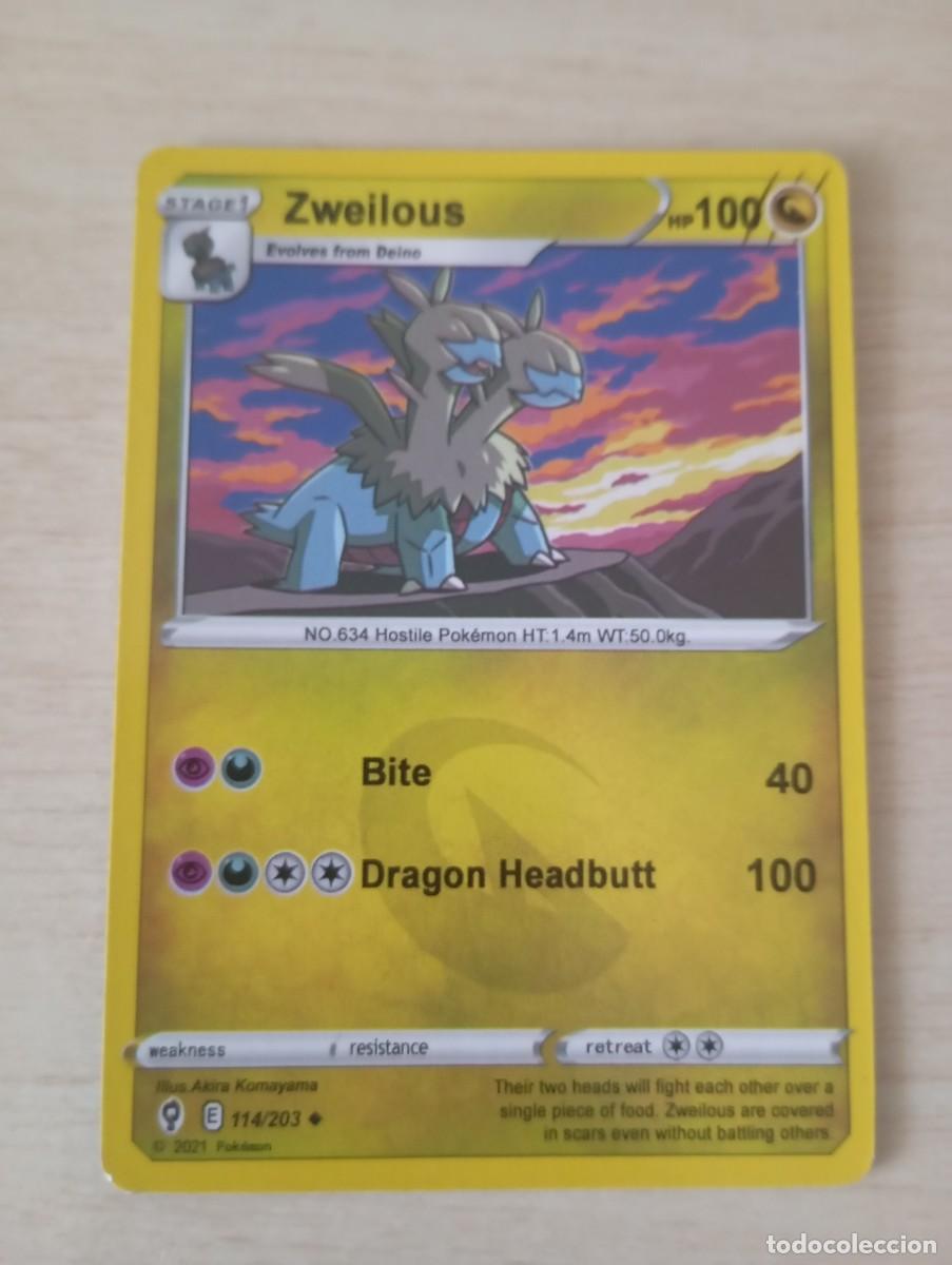 Cartes &agrave; &Eacute;changer: Carta Pok&eacute;mon Zweilous Proxy