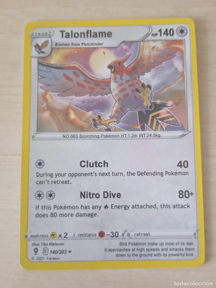 Trading cards: Carta Pok&eacute;mon Talonflame Proxy - Foto 1
