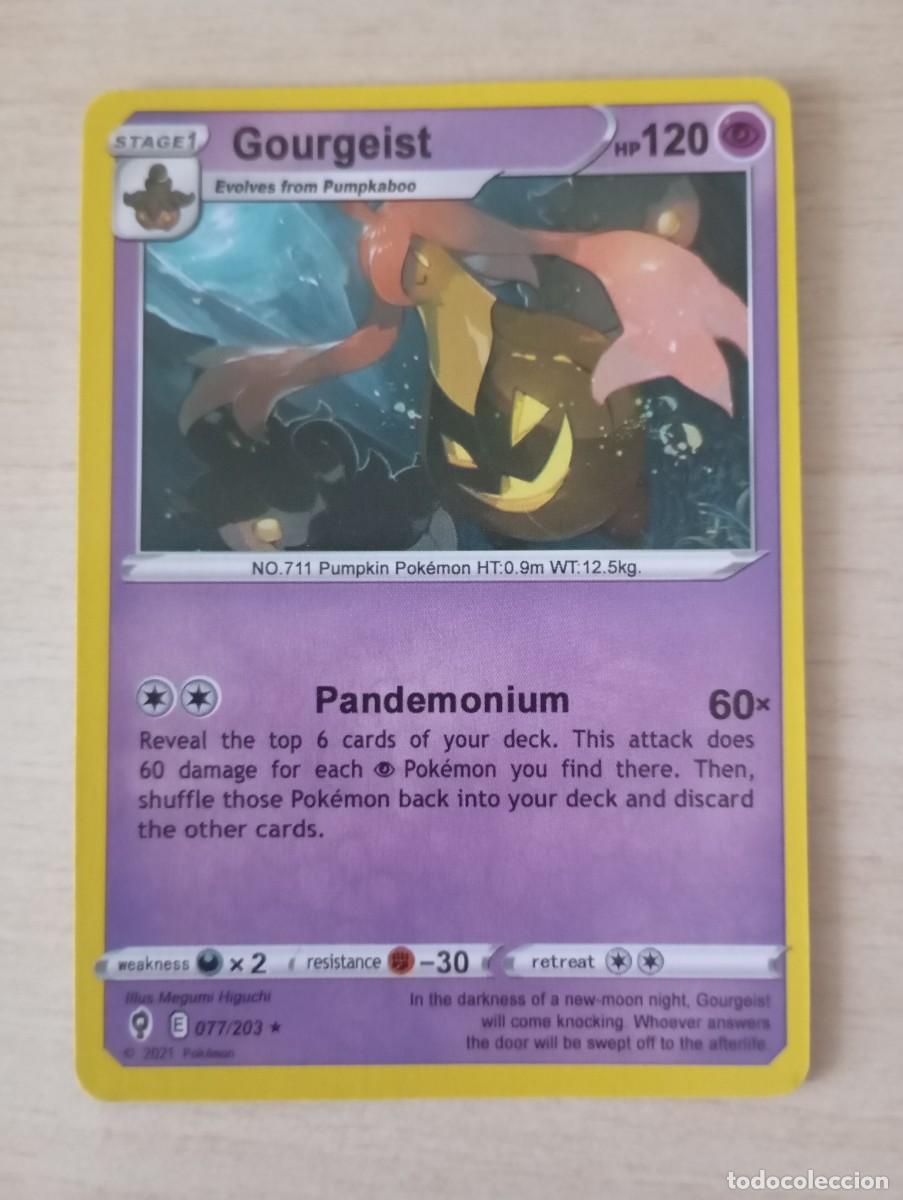 Trading cards: Carta Pok&eacute;mon Gourgeist Proxy - Foto 1