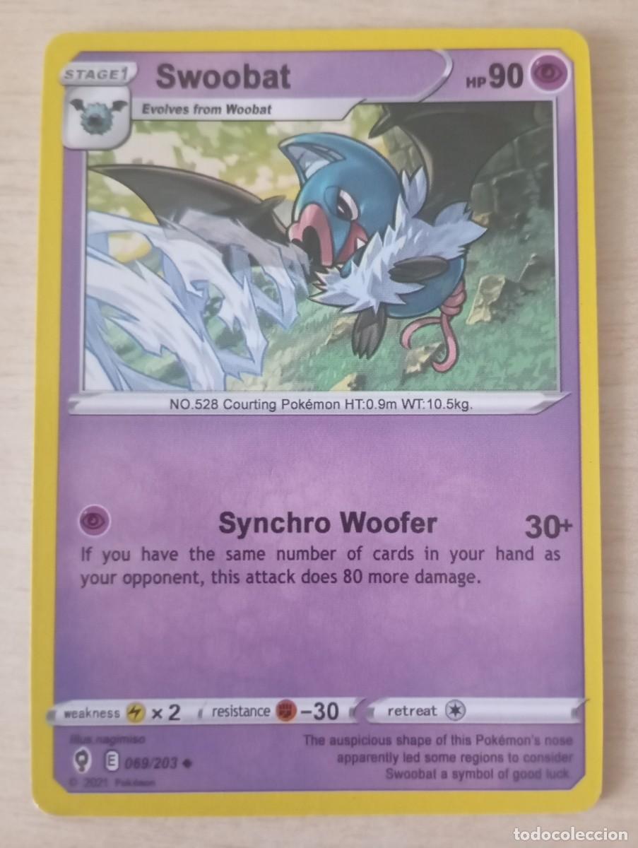 Cartes &agrave; &Eacute;changer: Carta Pok&eacute;mon Swoobat Proxy