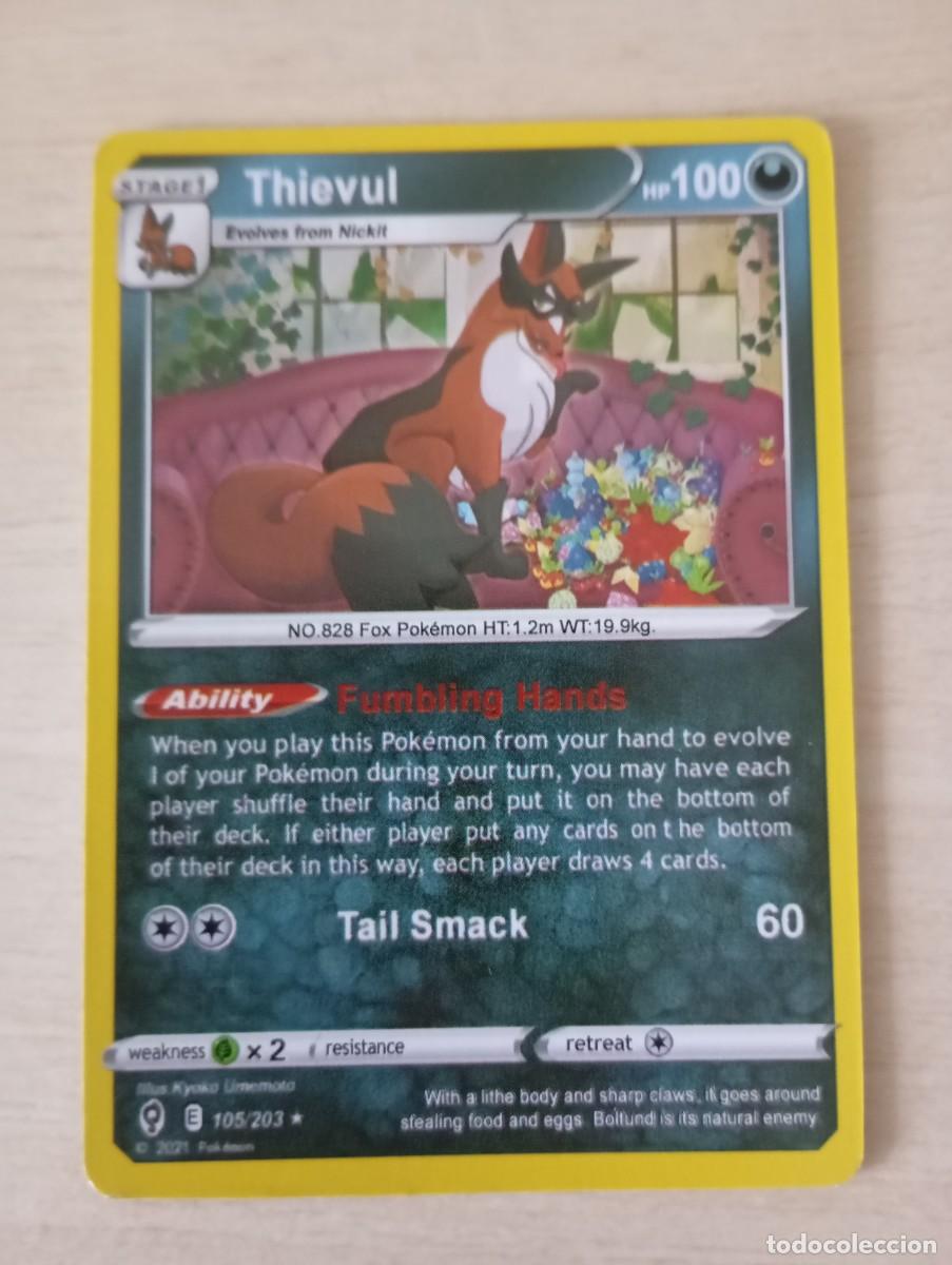 Trading cards: Carta Pok&eacute;mon Thievul Proxy - Foto 1