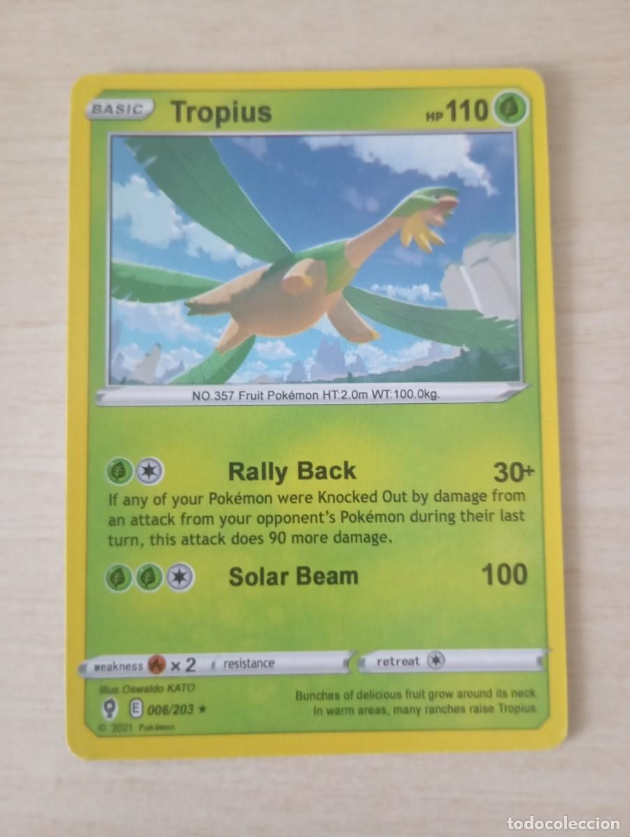 Trading cards: Carta Pok&eacute;mon Tropius Proxy - Foto 1