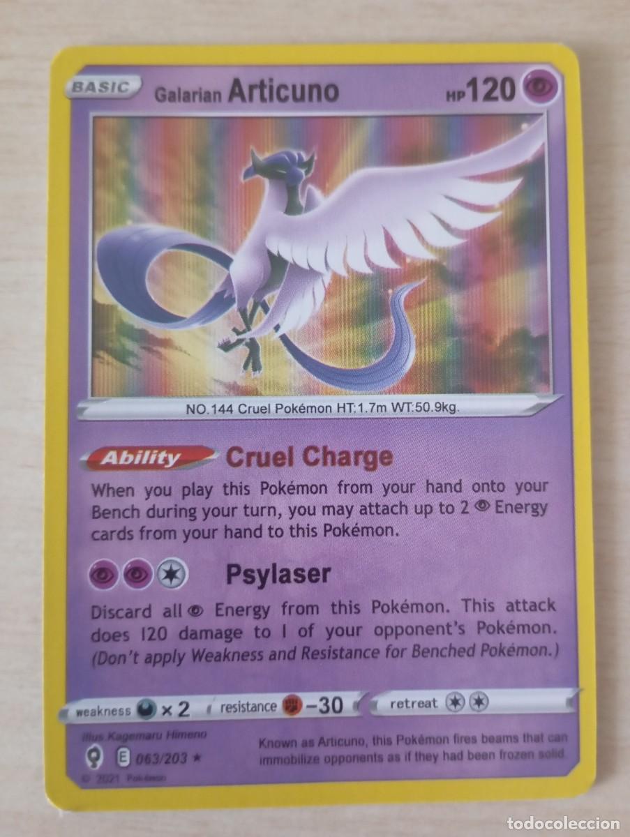 Trading cards: Carta Pok&eacute;mon Galarian Articuno Proxy
