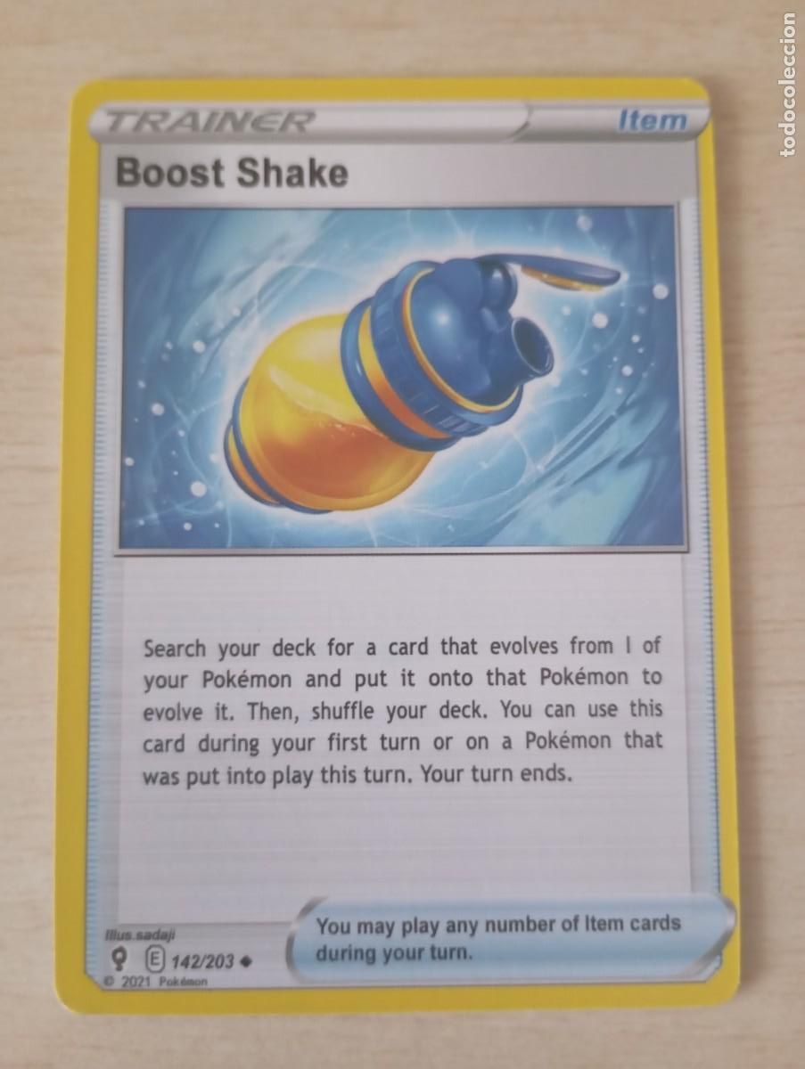 Cartas Colecion&aacute;veis: Carta Pok&eacute;mon Trainer Boost Shake Proxy