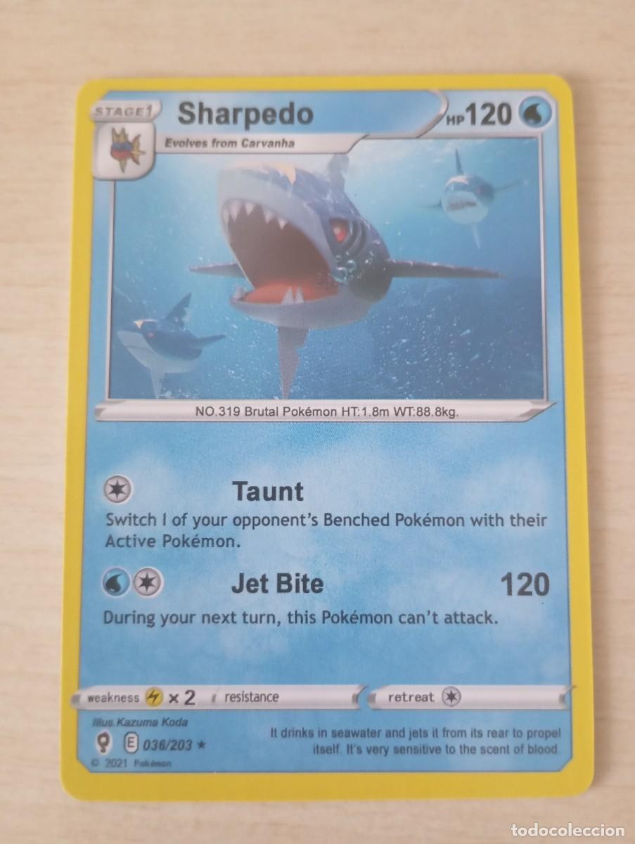 Trading cards: Carta Pok&eacute;mon Sharpedo Proxy - Foto 1