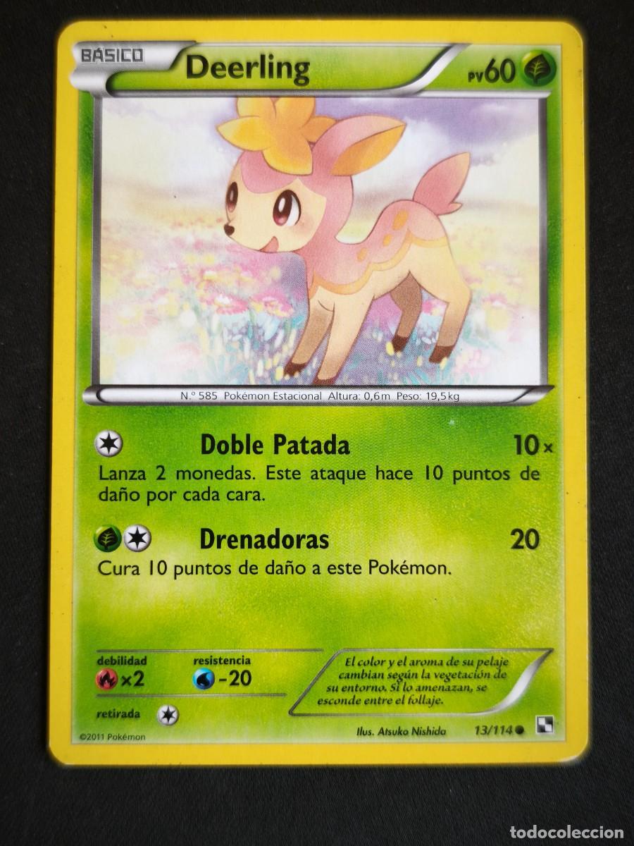 Trading cards: Carta Pokemon Deerlin estado bueno